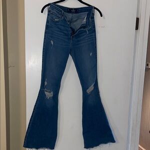 Hollister Dark Blue Flare Jeans